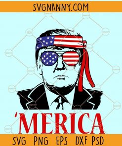 Donald Trump 4th of July svg