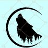 Howling Wolf Svg