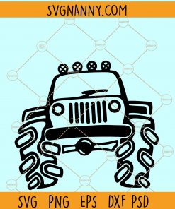 monster jeep svg
