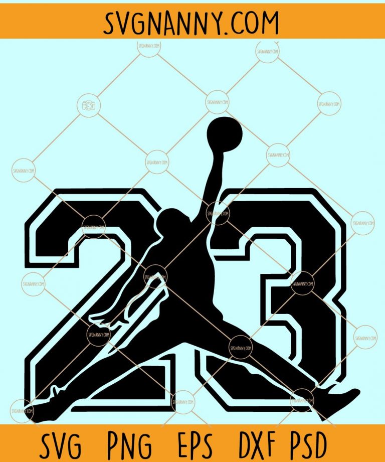 Jordan 23 SVG, Jordan Jersey 23 SVG, Chicago Bulls Michael Jordan 23