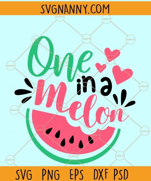 One in a Melon Svg