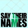 Say Their Names svg