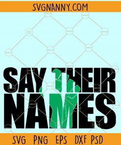 Say Their Names svg