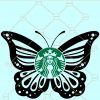 Starbucks butterfly svg