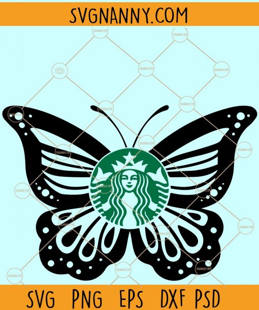 Starbucks butterfly svg