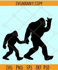 bigfoot dad svg