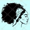 Afro Woman SVG