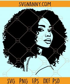 Afro Woman SVG