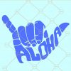 Aloha hand SVG