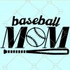 Baseball mom SVG