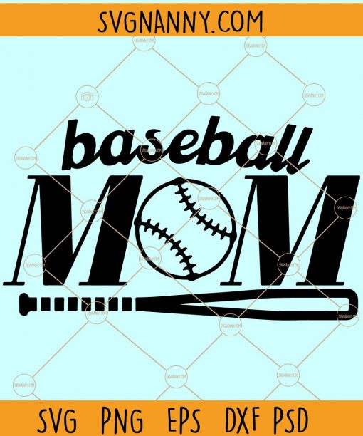 Baseball mom SVG