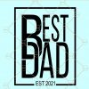 Best dad SVG file