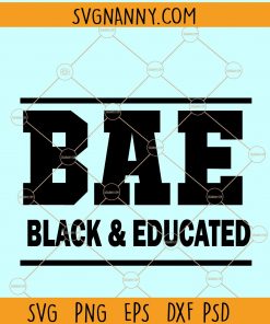 Black and Educated SVG