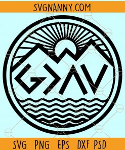 God is Greater than the highs and lows Svg