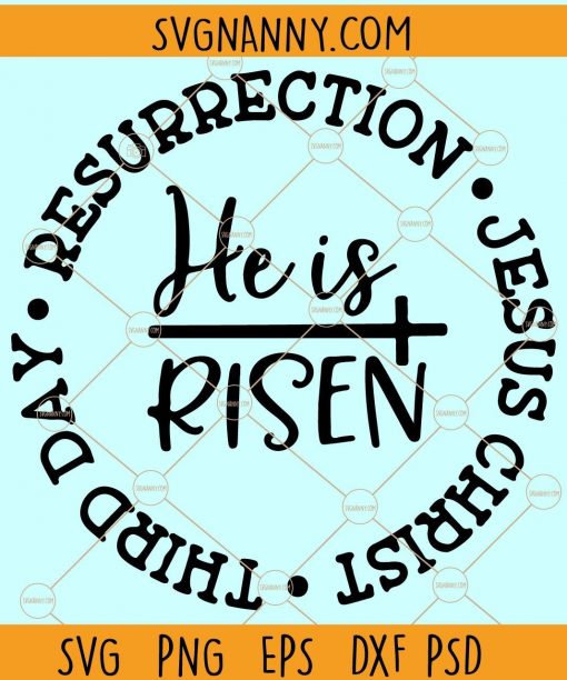 He is risen svg