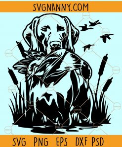 Hunting dog svg