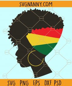 Jamaica Afro woman SVG