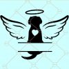 Pet dog memorial SVG