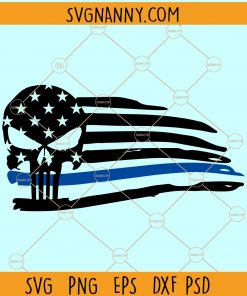 Punisher American Flag Svg