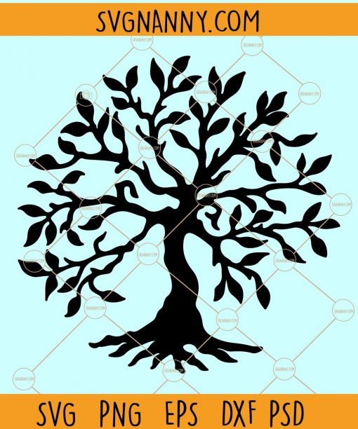 Tree with roots SVG