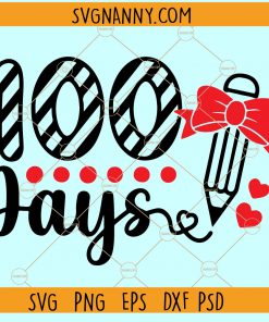 100 days of school SVG
