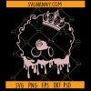 Afro Queen SVG file