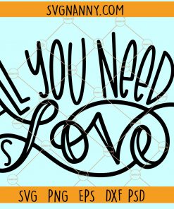 All you need is love SVG