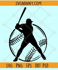 Baseball player svg