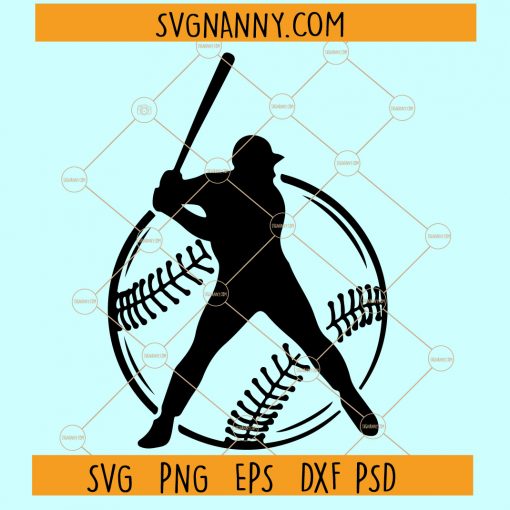 Baseball player svg