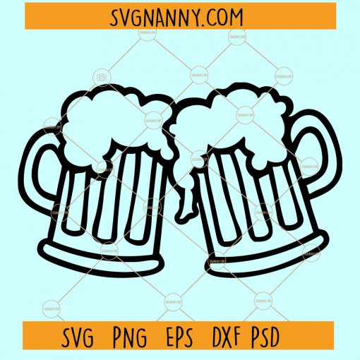 Beer Mugs SVG