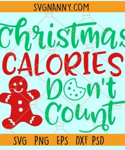 Christmas calories don't count SVG File