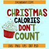 Christmas calories don't count svg