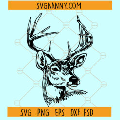 Deer Head SVG