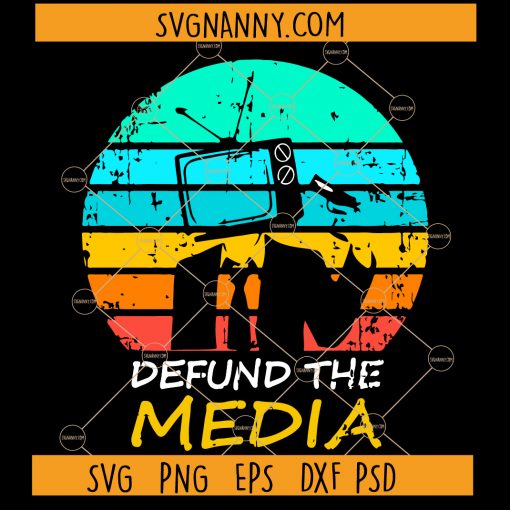 Defund the media SVG