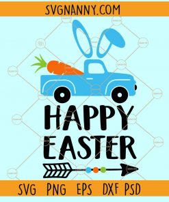 Easter Eggs Truck Svg