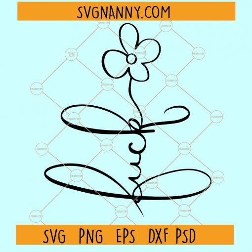 Fuck Flower Blossom SVG