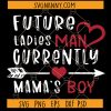 Future Ladies Man Current Mama's Boy SVG