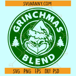 Grinchmas blend SVG