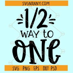 Half Way To One SVG