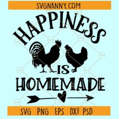 Happiness is homemade SVG