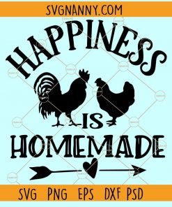 Happiness is homemade SVG