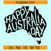 Happy Australia Day SVG