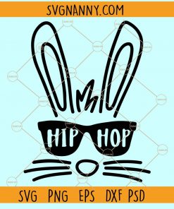 Hip hop bunny SVG