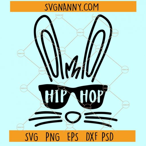 Hip hop bunny SVG