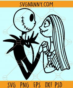 Jack Skellington and Sally SVG