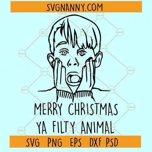 Merry Christmas Ya Filthy Animal SVG