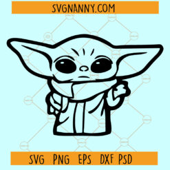 Baby Yoda SVG