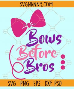 bows before bros SVG