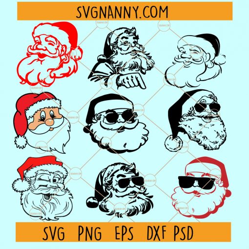 santa face bundle SVG