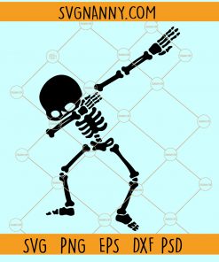 skeleton dabbing SVG